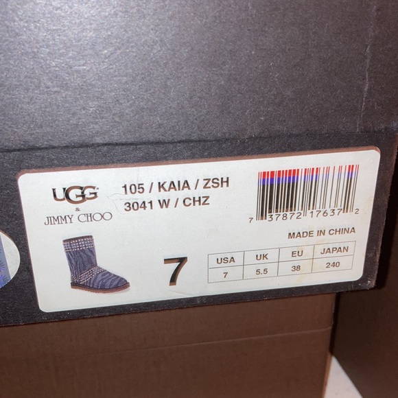 LIMITED EDITION AND RARE JIMMY CHOO UGGS - Picture 6 of 8